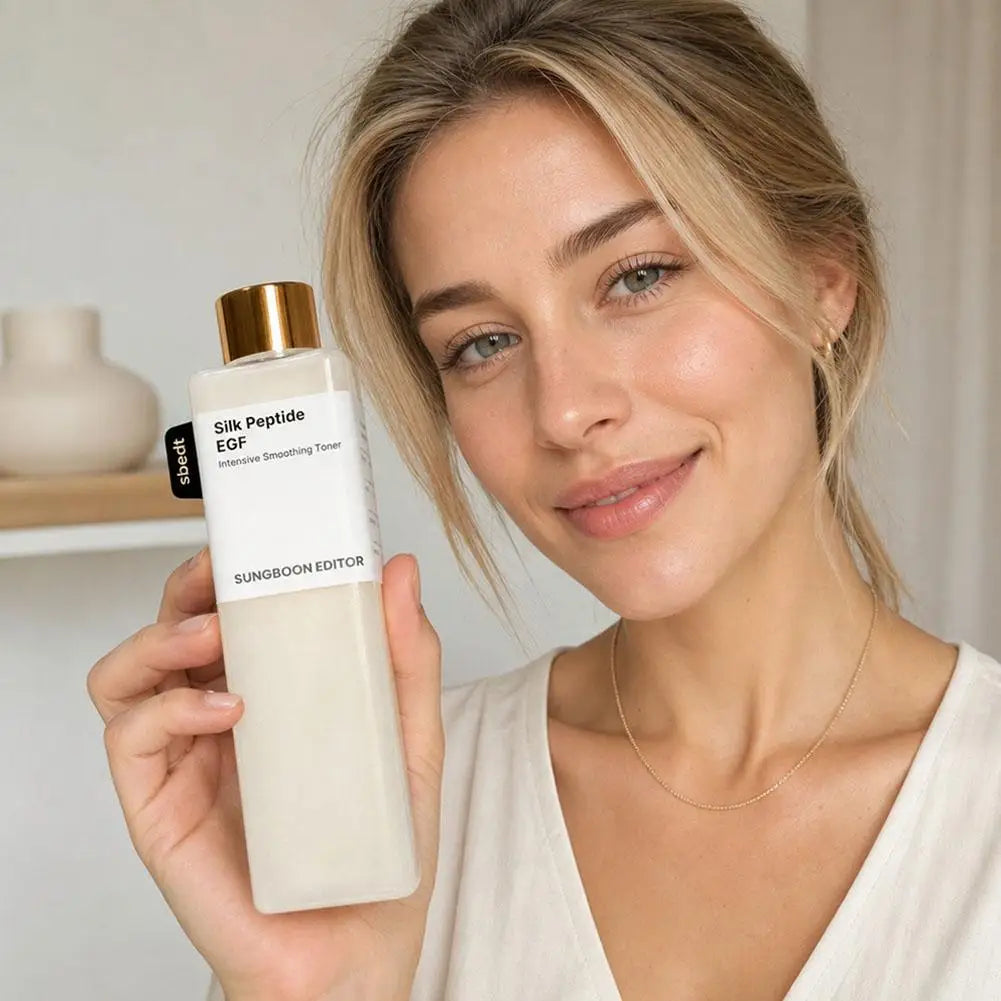 Silk Peptide EGF Smoothing Revitalizing Hydrating Soothing Moisturizing Facial Toner Improves Rough Skin Unisex